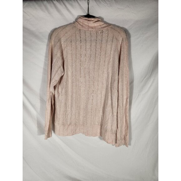 NWT Como Vintage Womens Super Soft Sweater Pink Loungewear Old Money L - Picture 4 of 4